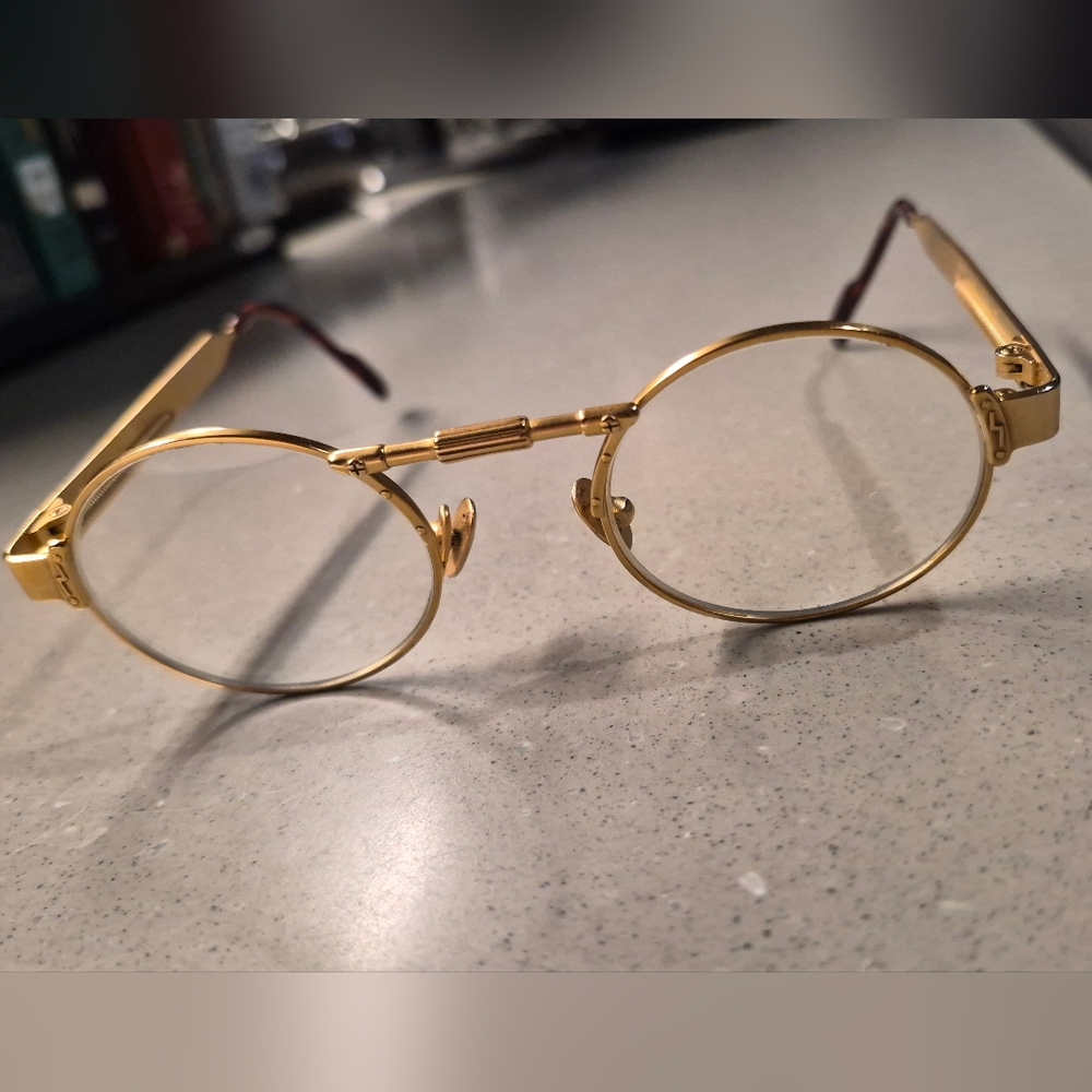 Gold Round Frame Glasses